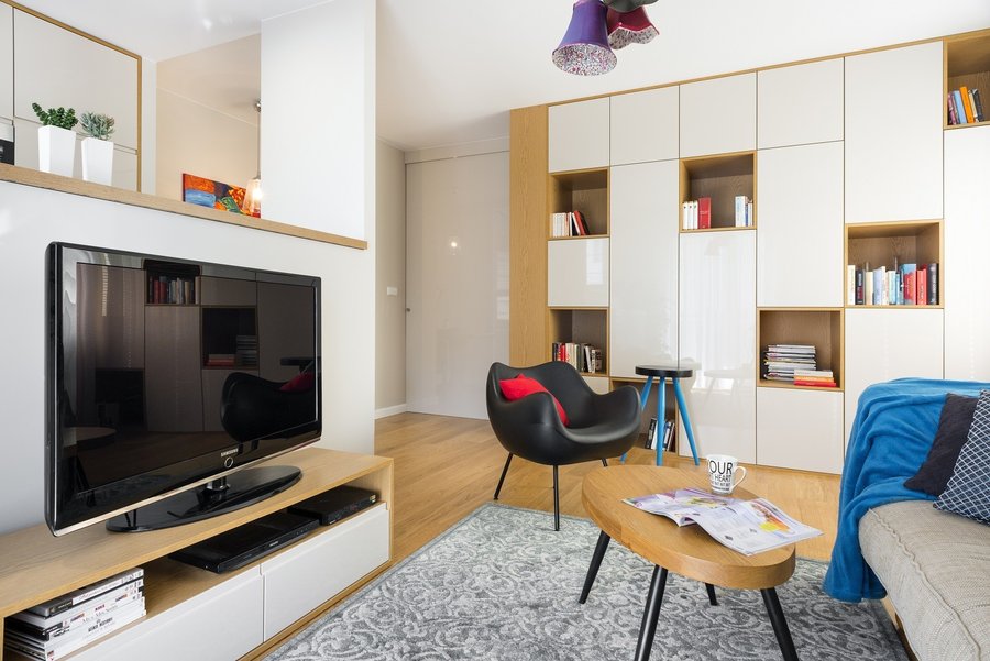 Mieszkanie na ul. Rymarskiej we Wrocławiu, projekt wnętrza Krystyna Dziewanowska / Red Cube Design