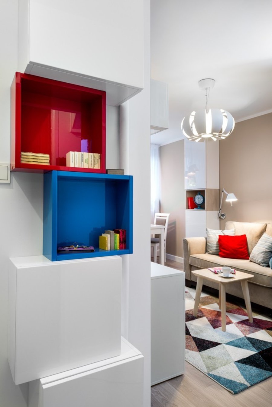 Mieszkanie na Biskupinie, projekt wnętrza Krystyna Dziewanowska / Red Cube Design